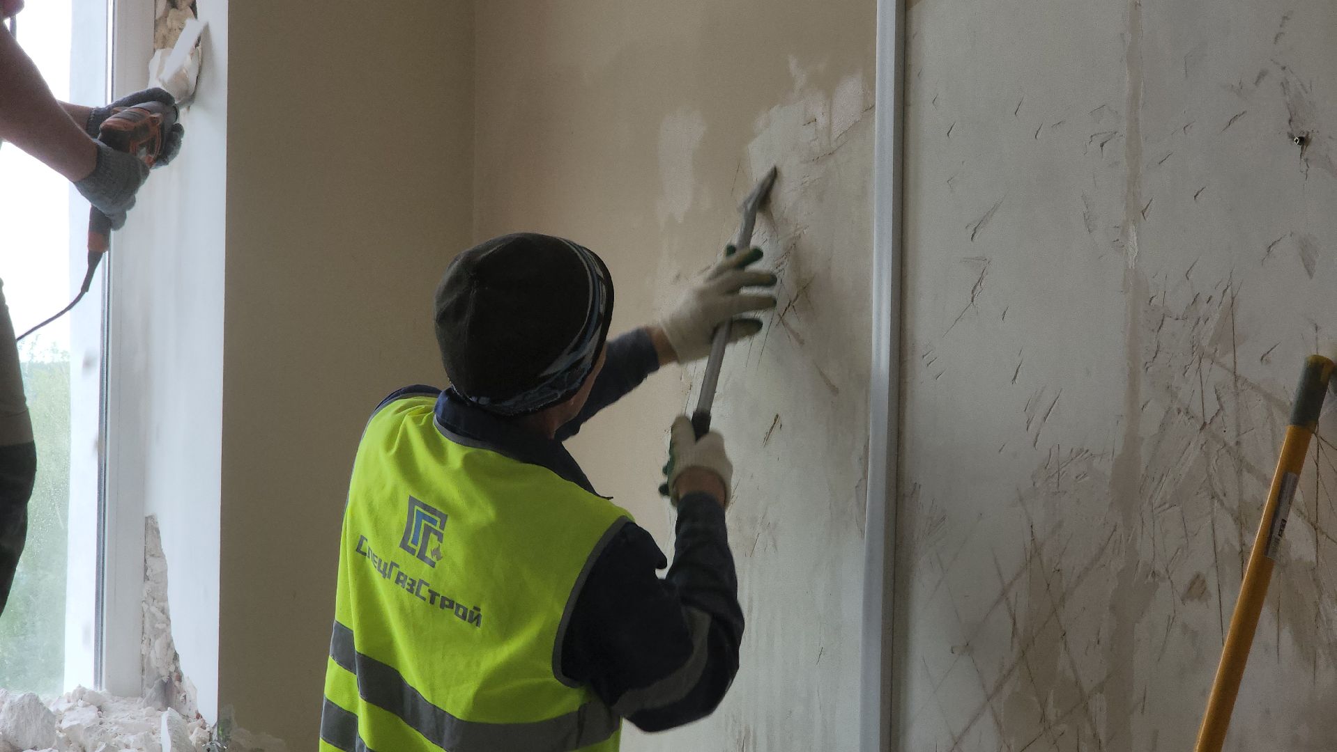 кашира, каширская больница, капитальный ремонт, гинекология, демонтаж, укладка плитки,