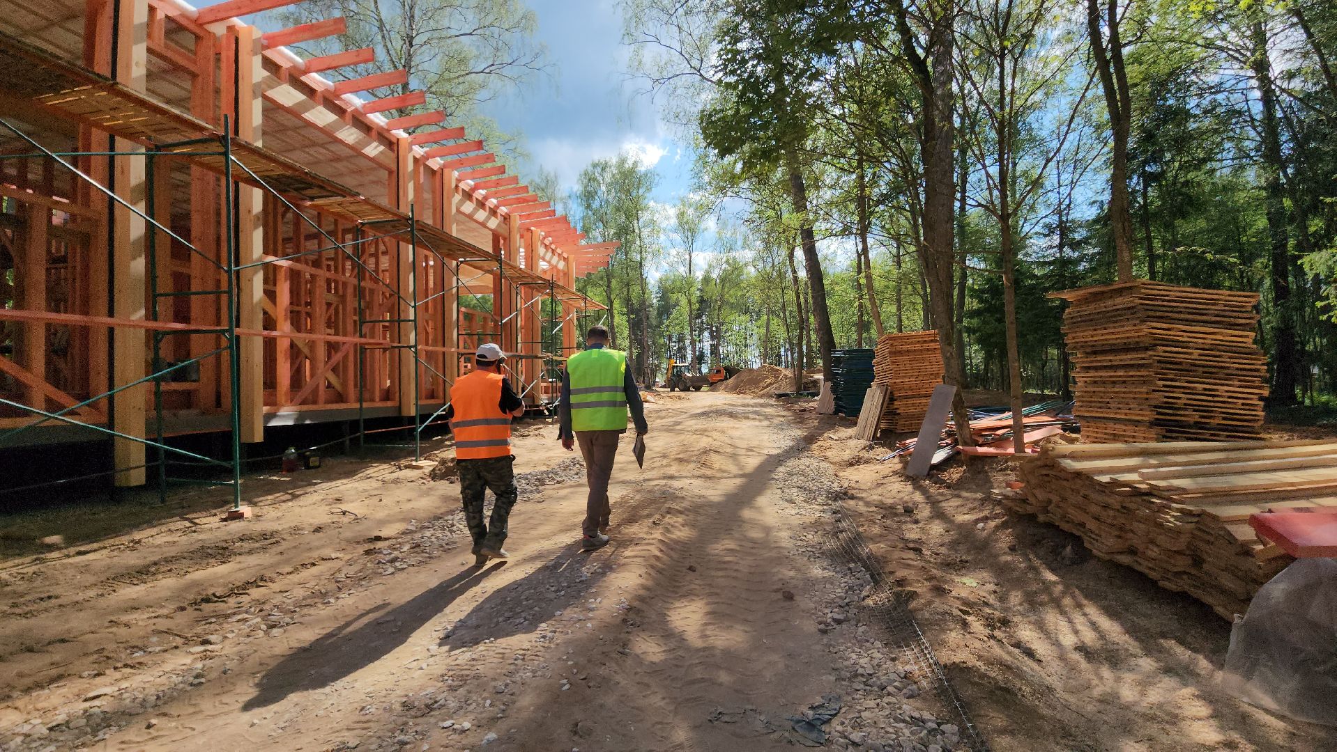 истра, лесопарк, благоустройство,