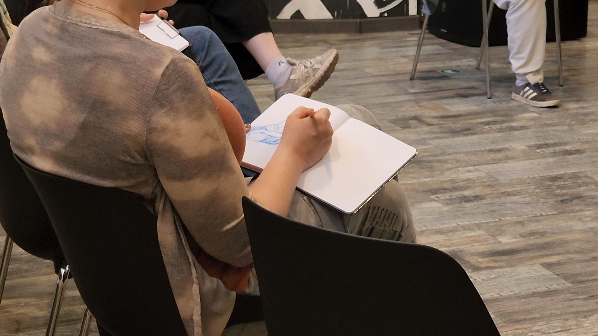 черноголовка, наброски, мастер-класс,