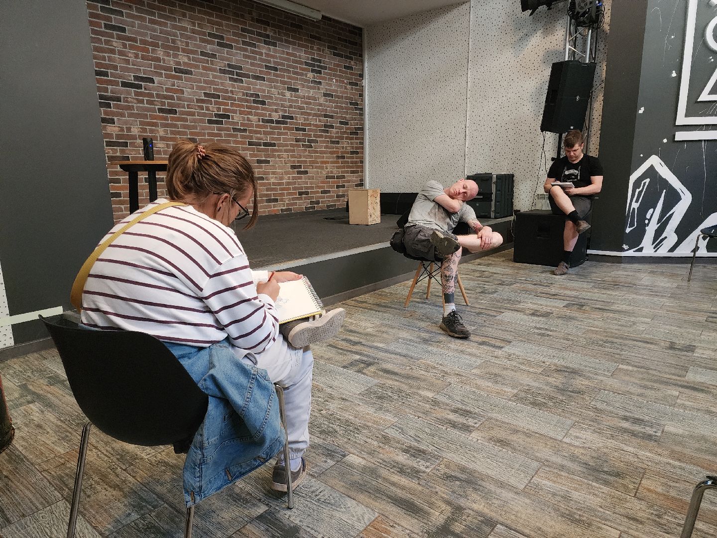 черноголовка, наброски, мастер-класс,