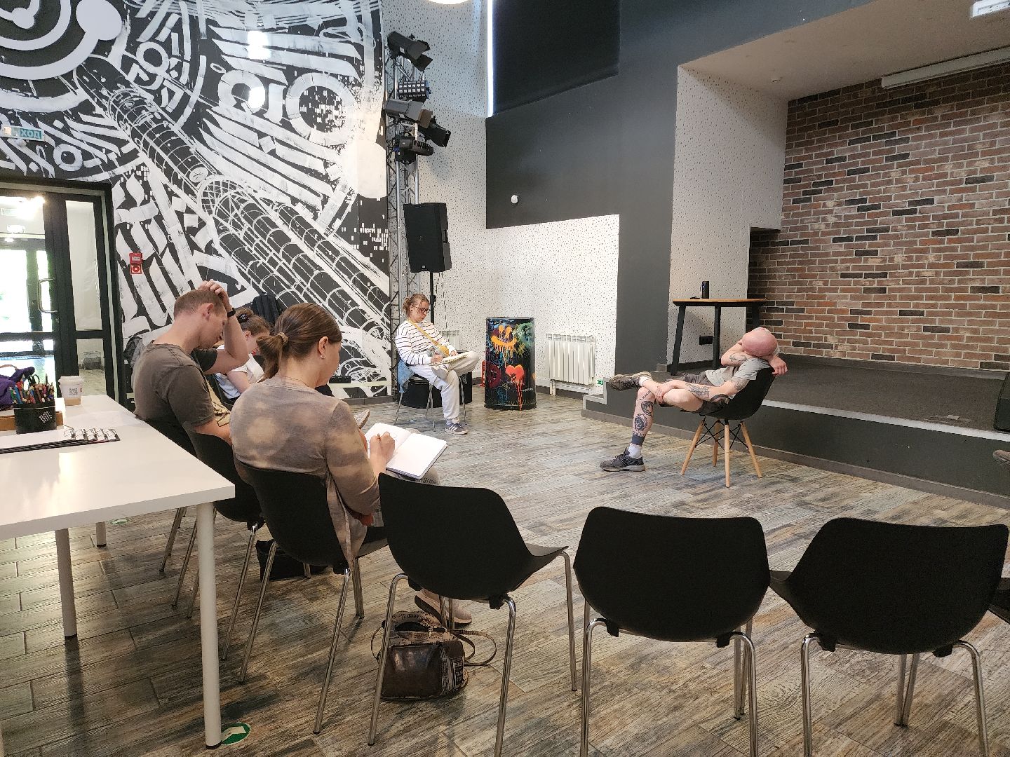 черноголовка, наброски, мастер-класс,