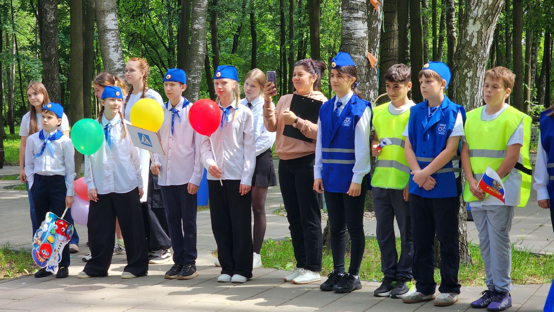 ЮИД,  юные инспекторы движения, дети, Мособлслет, лосино-петровский,