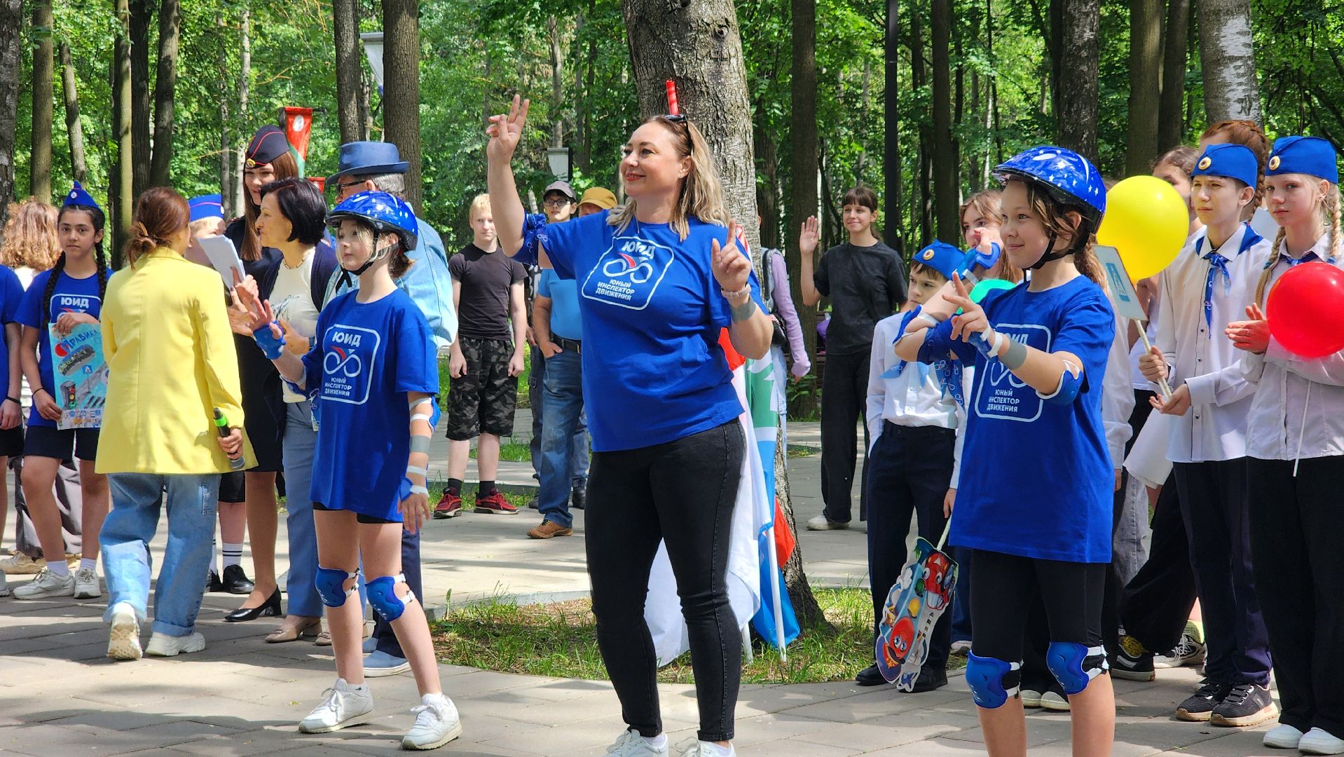 ЮИД,  юные инспекторы движения, дети, Мособлслет, лосино-петровский,