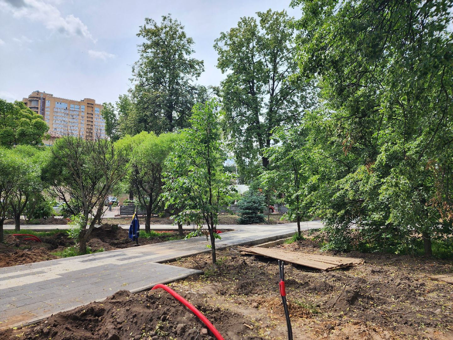 королёв, благоустройство , сквер у проходной ркк энергия,
