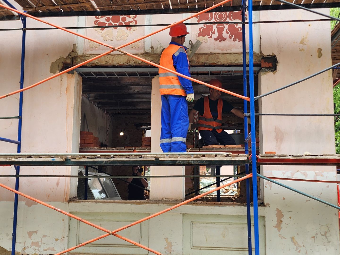 чехов, улица монтажная 8, детский сад, дошкольное отделение, гимназия 2, капитальный ремонт, реконструкция, капремонт, обновление, фасадные работы, наружная отделка, монтаж перемычек, оконные проемы, ремонт кровли, обновление инженерных сетей, госпрограмма московской области,