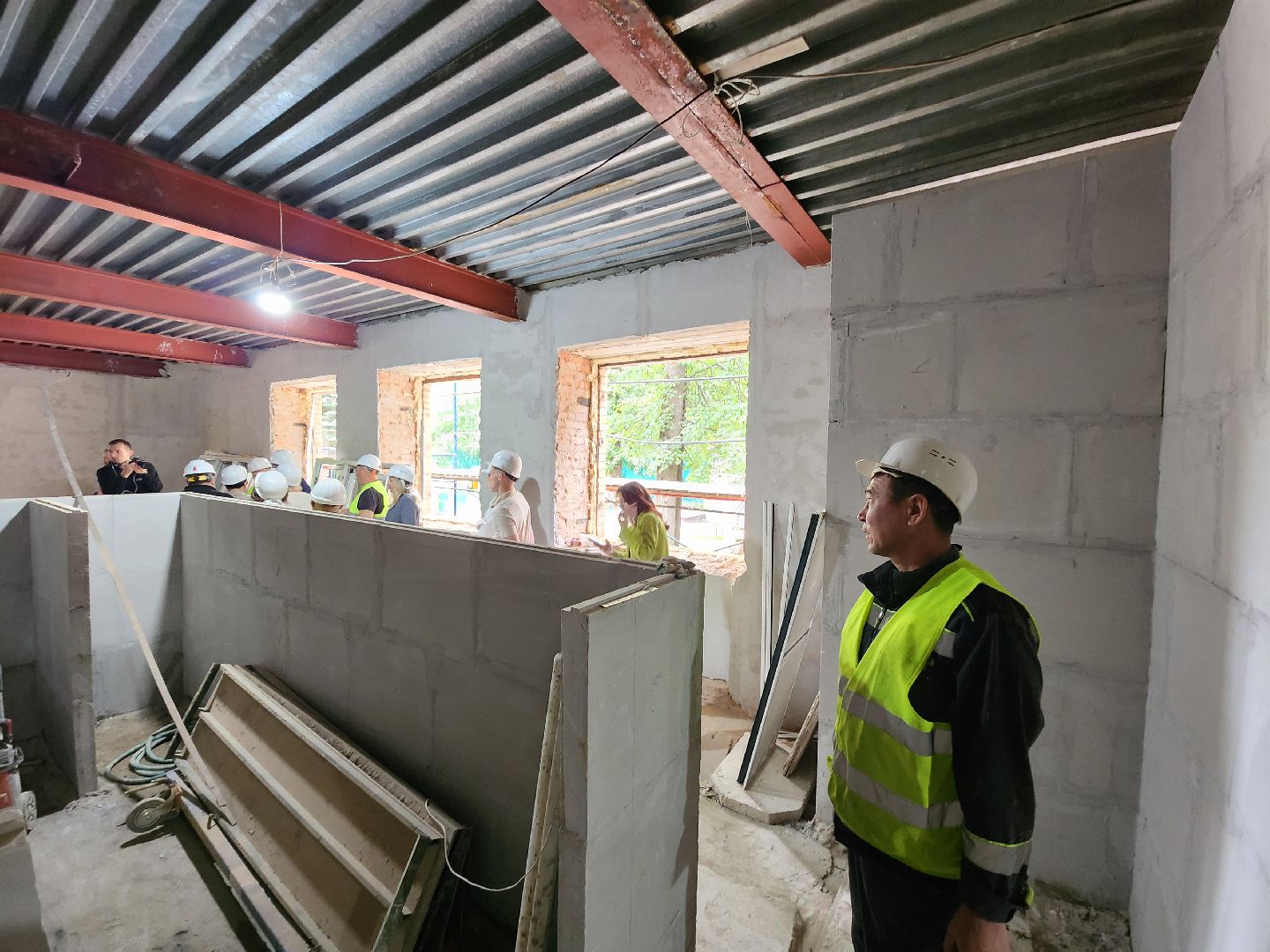 чехов, улица монтажная 8, детский сад, дошкольное отделение, гимназия 2, капитальный ремонт, реконструкция, капремонт, обновление, фасадные работы, наружная отделка, монтаж перемычек, оконные проемы, ремонт кровли, обновление инженерных сетей, госпрограмма московской области,