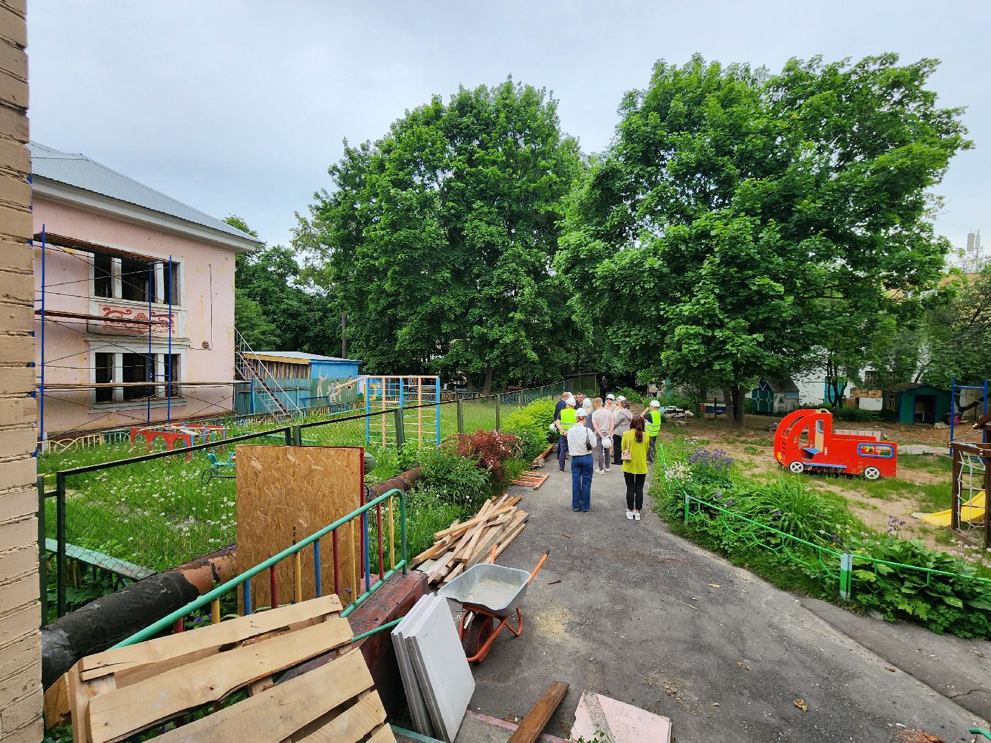 чехов, улица монтажная 8, детский сад, дошкольное отделение, гимназия 2, капитальный ремонт, реконструкция, капремонт, обновление, фасадные работы, наружная отделка, монтаж перемычек, оконные проемы, ремонт кровли, обновление инженерных сетей, госпрограмма московской области,