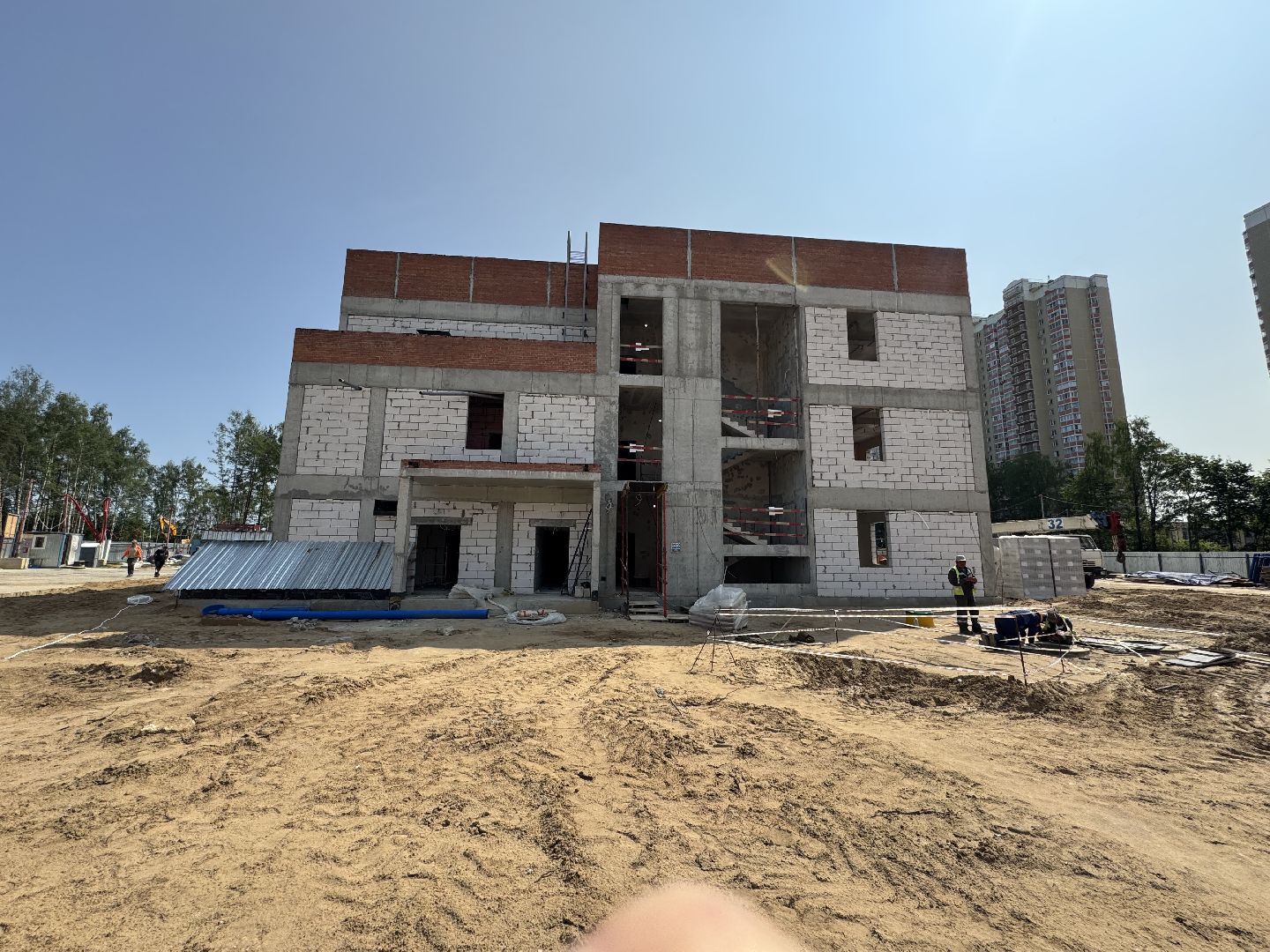 жк алексеевская роща, балашиха, строительство детского сада, детский сад, гранель,