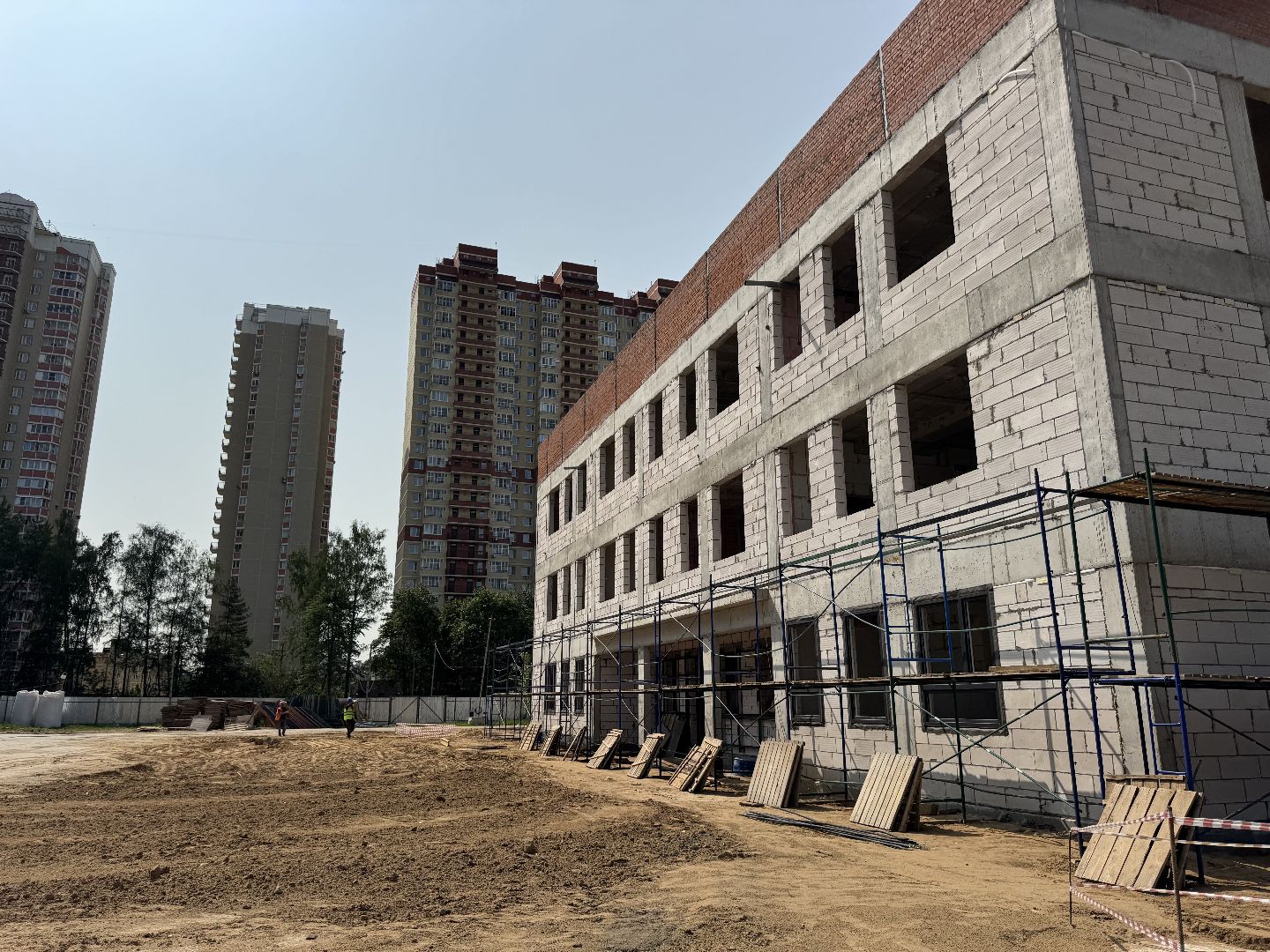 жк алексеевская роща, балашиха, строительство детского сада, детский сад, гранель,