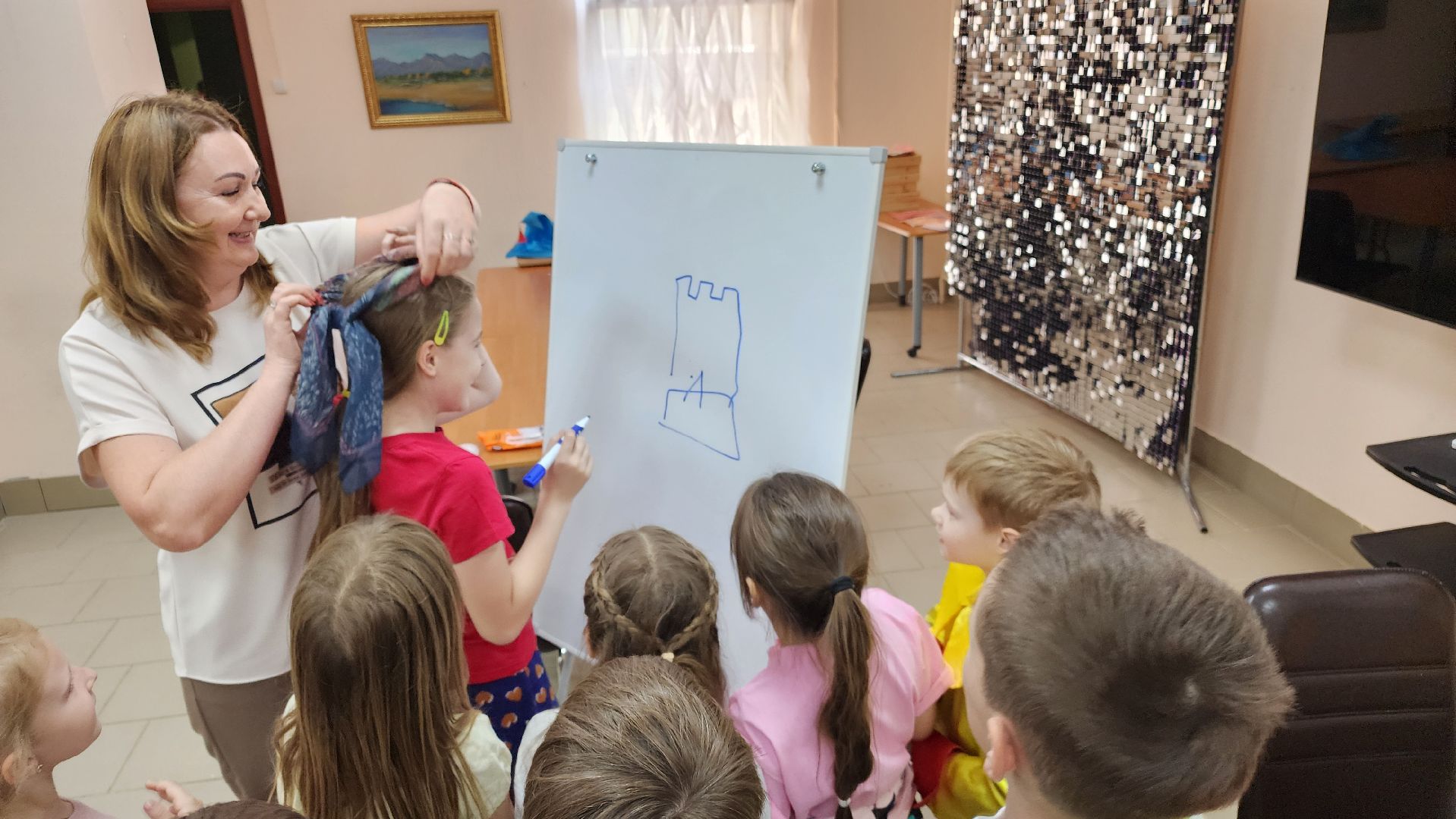 протвино, детская досуговая площадка в библиотеке, библиотека, летние каникулы,