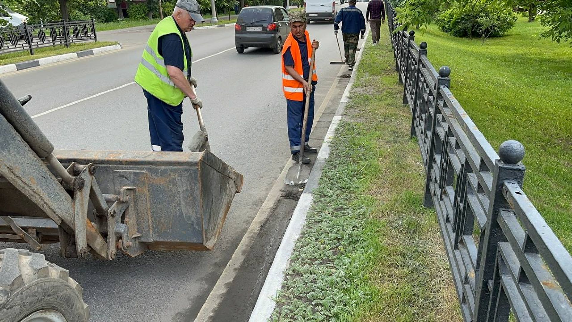уборка улиц, домодедово,
