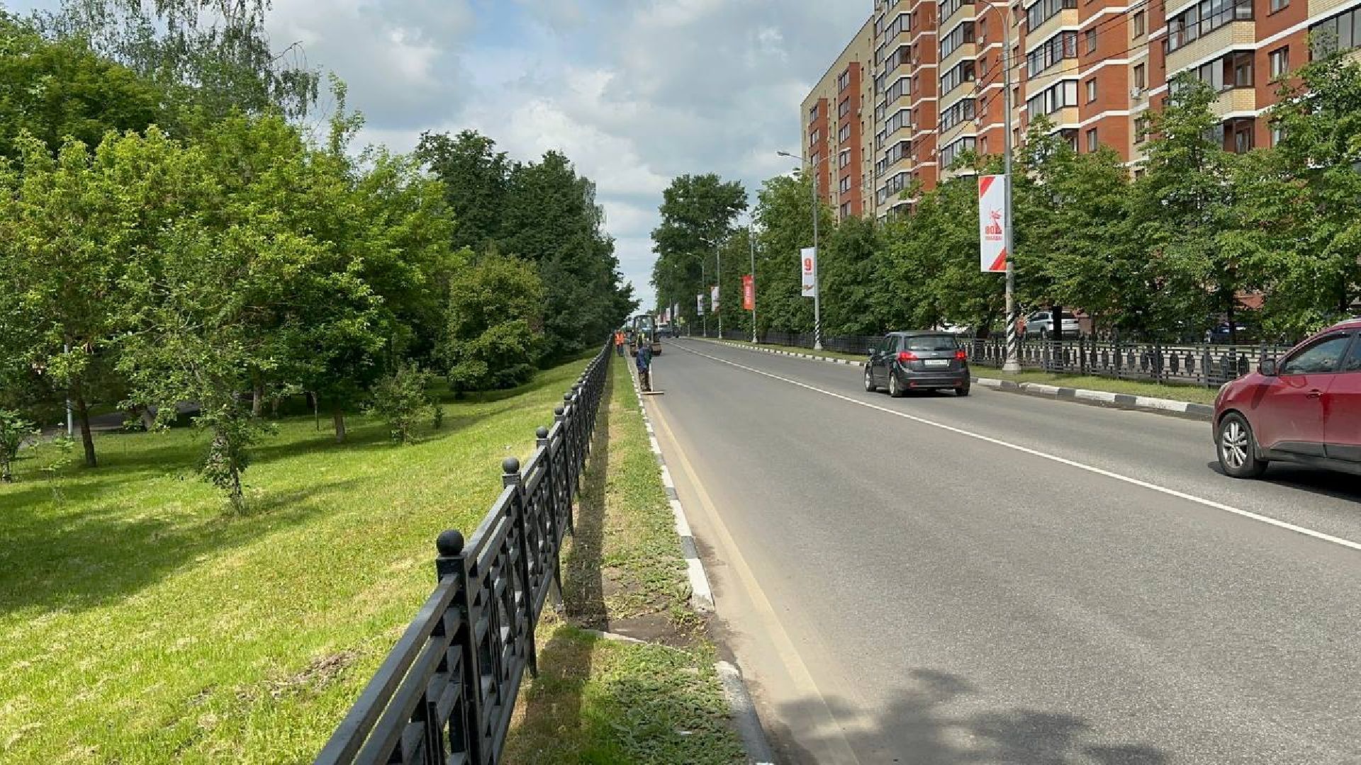 уборка улиц, домодедово,