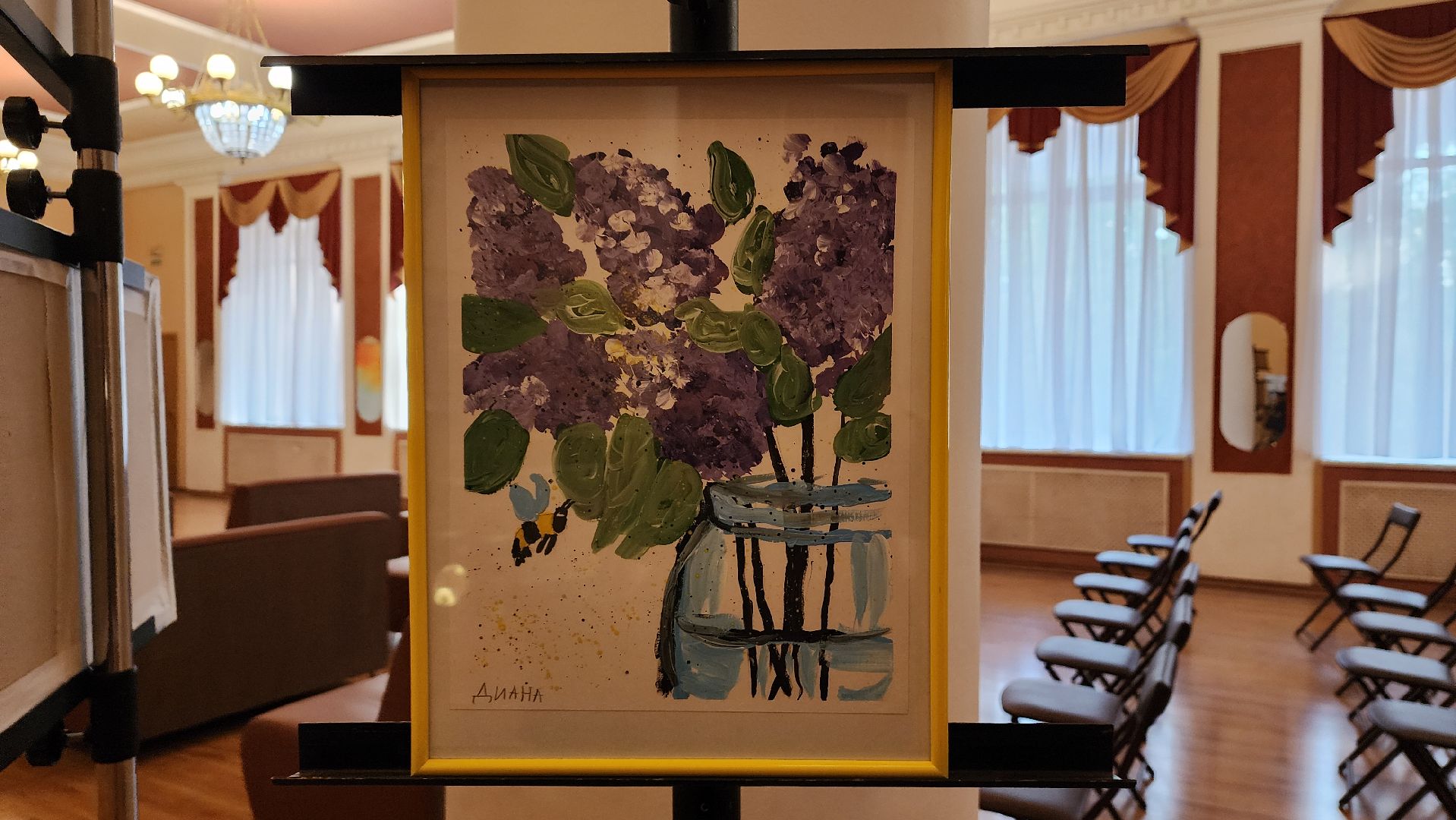 вертикалки, пушкино, детские рисунки, экспозиция, дети с овз, картины, благотворительная выставка,общественная организация,