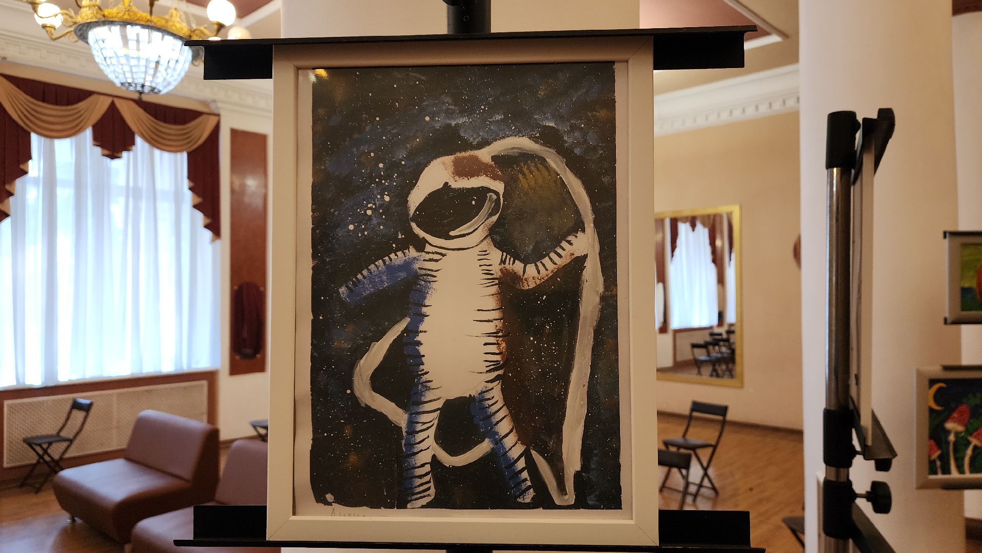 вертикалки, пушкино, детские рисунки, экспозиция, дети с овз, картины, благотворительная выставка,общественная организация,