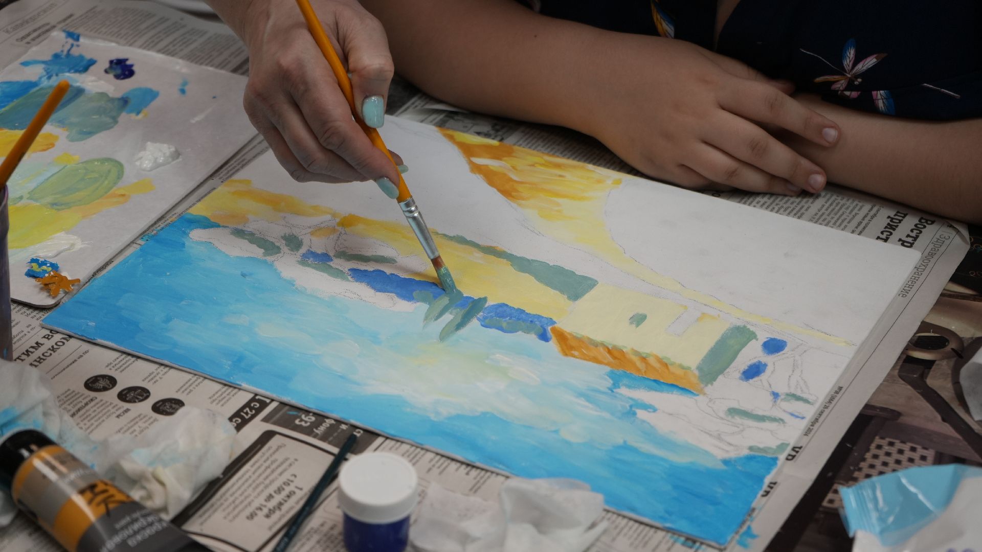 мастер-класс, живопись,