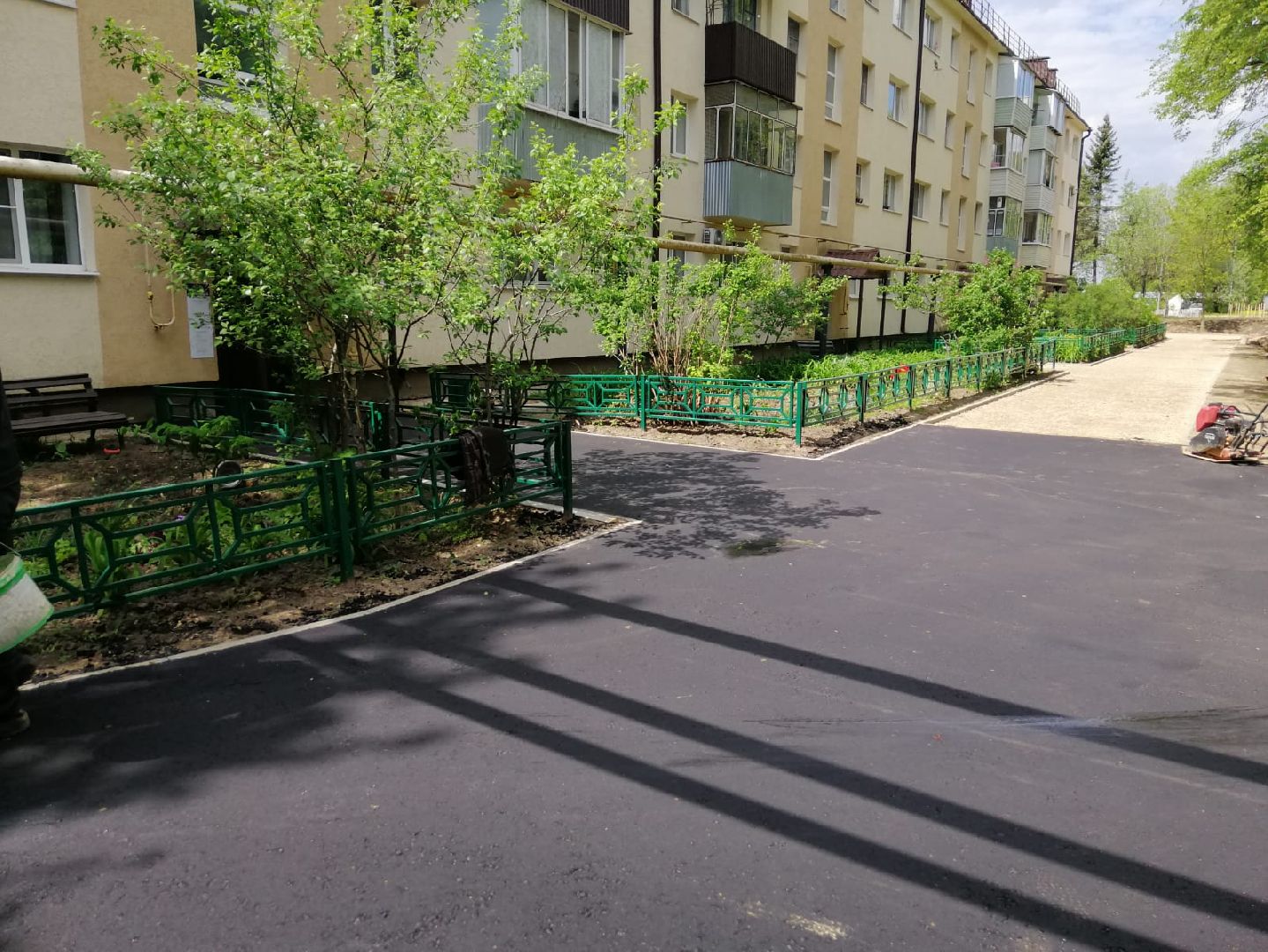 городской округ восход, благоустройство, асфальт, асфальтирование дворов,