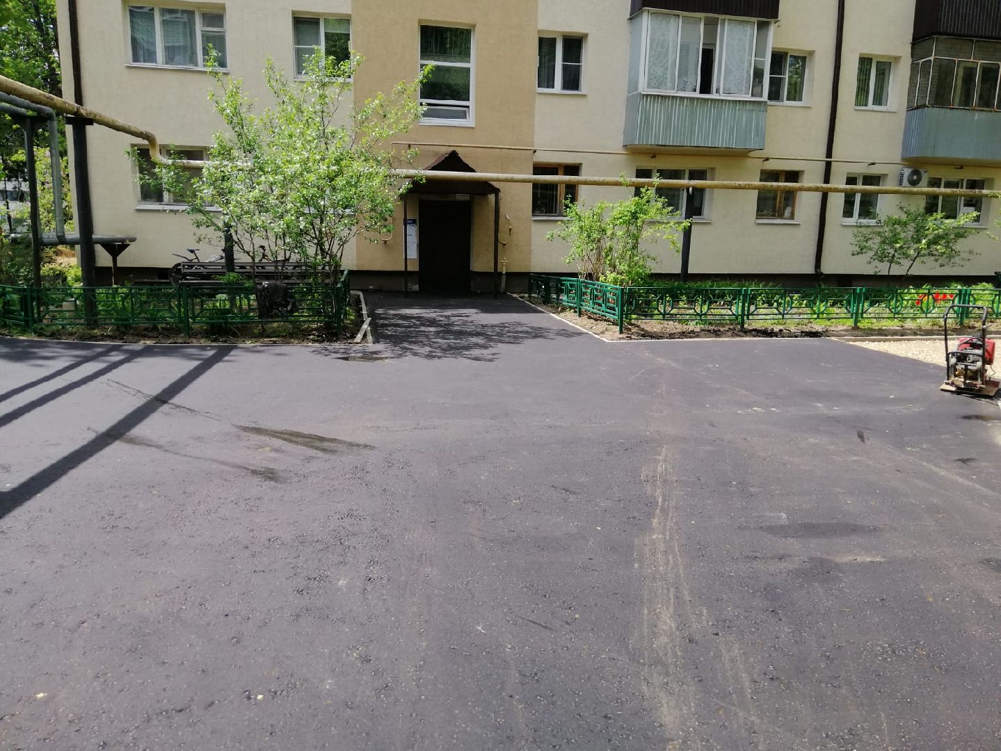 городской округ восход, благоустройство, асфальт, асфальтирование дворов,