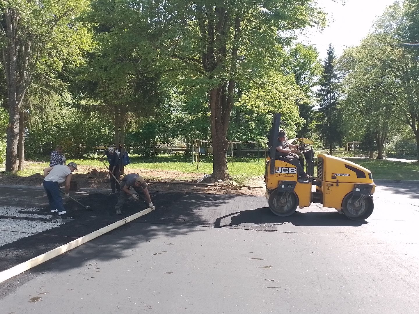 городской округ восход, благоустройство, асфальт, асфальтирование дворов,