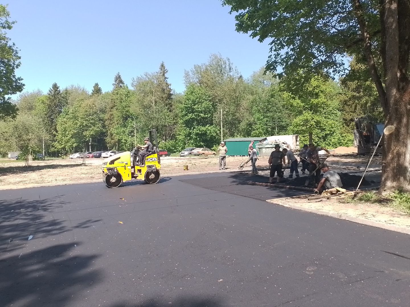 городской округ восход, благоустройство, асфальт, асфальтирование дворов,