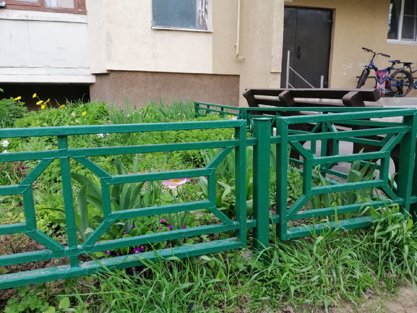 городской округ восход, благоустройство, покраска забора,