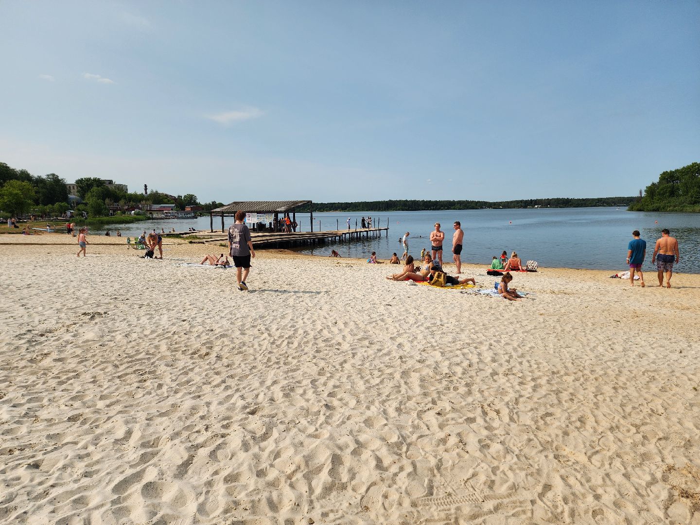 солнечногорск, пляж, лето, сенеж, жители ,