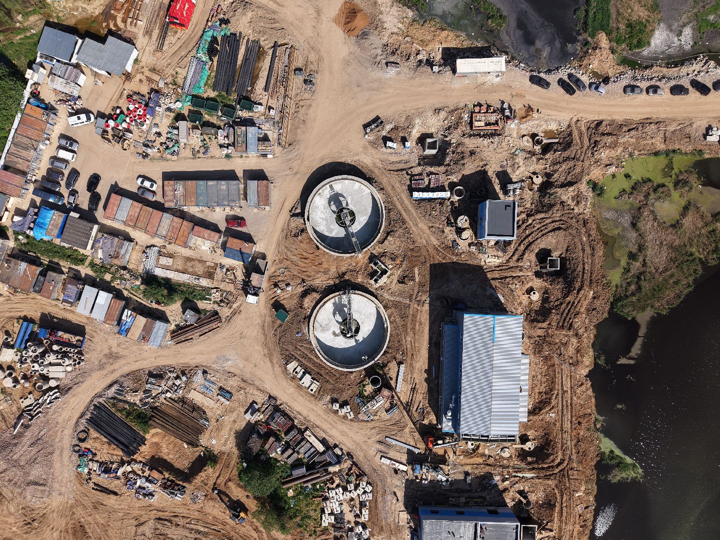 видео с коптера, экология подмосковья, очистные в солнечногорске,