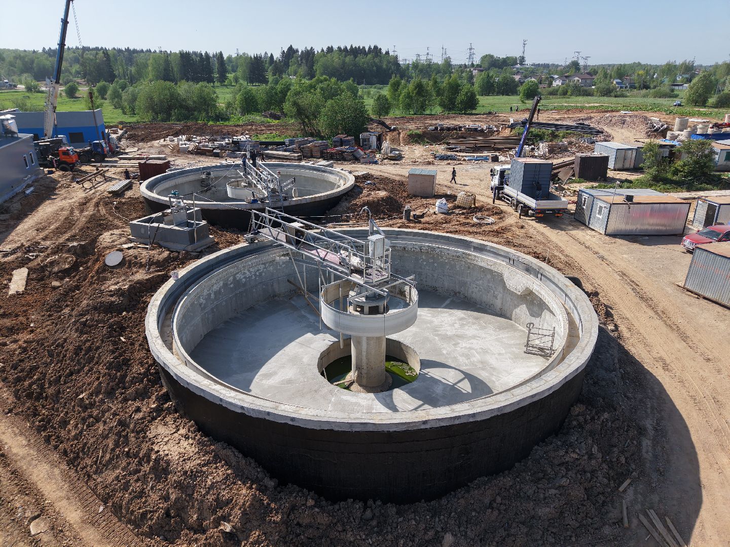 видео с коптера, экология подмосковья, очистные в солнечногорске,