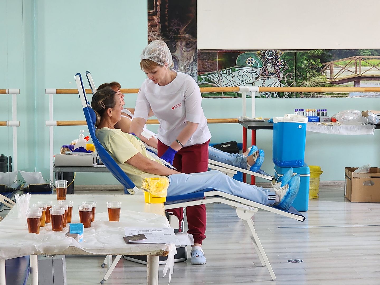 сергиево-посадский городской округ, хотьково, донорская акция, доноры подмосковья, московский областной центр крови, кц елизавета мамонтова,