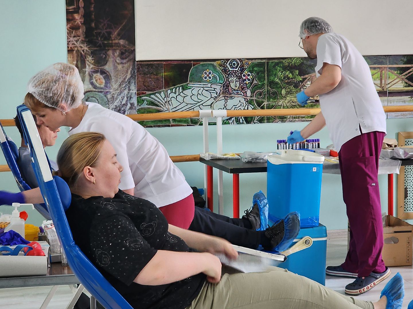 сергиево-посадский городской округ, хотьково, донорская акция, доноры подмосковья, московский областной центр крови, кц елизавета мамонтова,