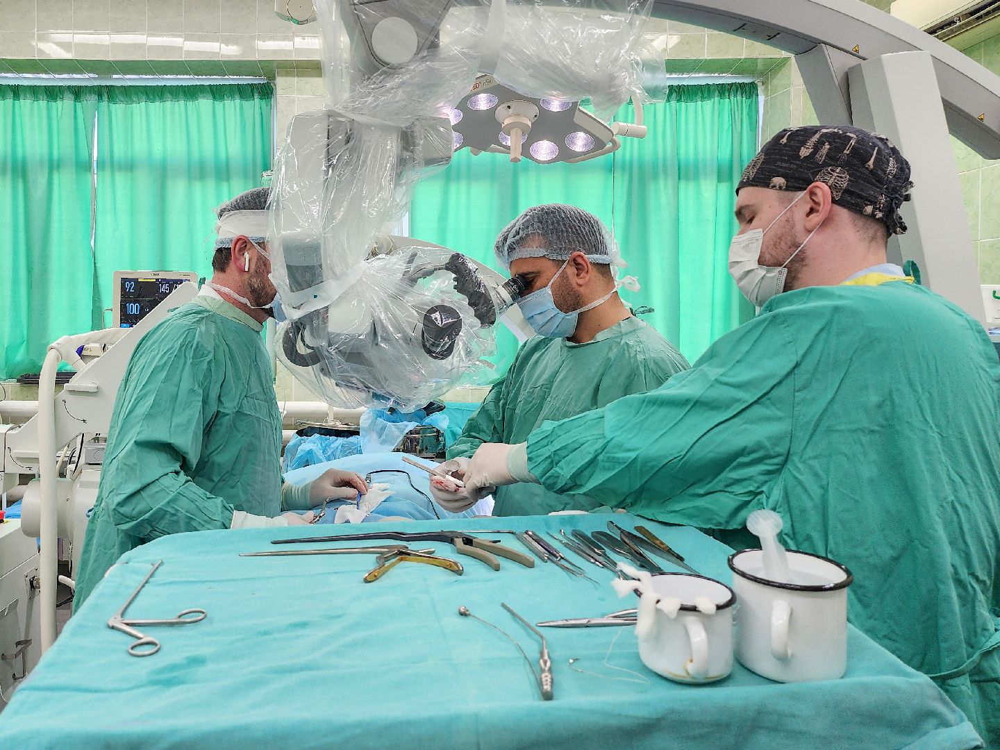 Подольск, медицина, нейрохирургия, операция, головной мозг, покб,