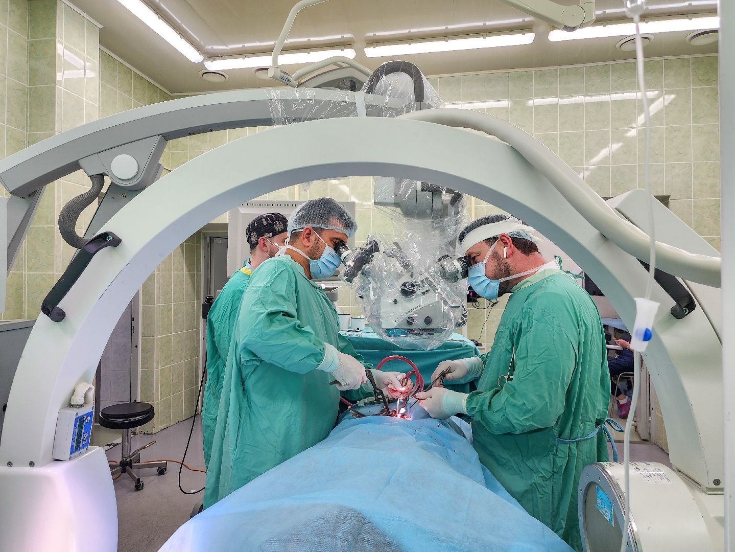 Подольск, медицина, нейрохирургия, операция, головной мозг, покб,