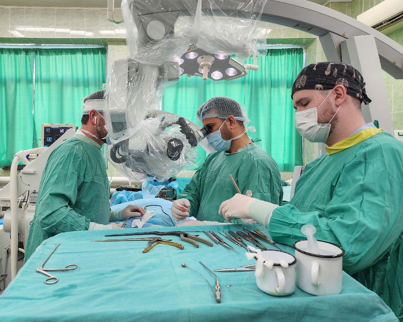 Подольск, медицина, нейрохирургия, операция, головной мозг, покб,