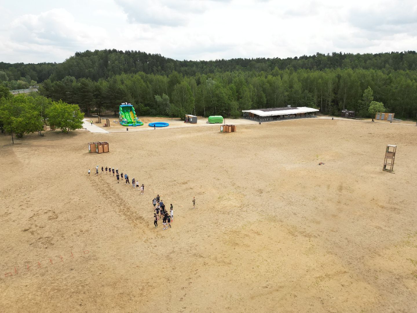 видео с коптера, лесопарк волкуша, отдых в подмосковье,