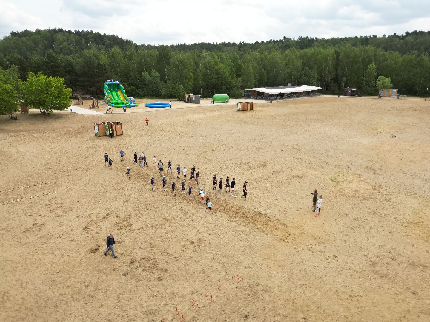 видео с коптера, лесопарк волкуша, отдых в подмосковье,