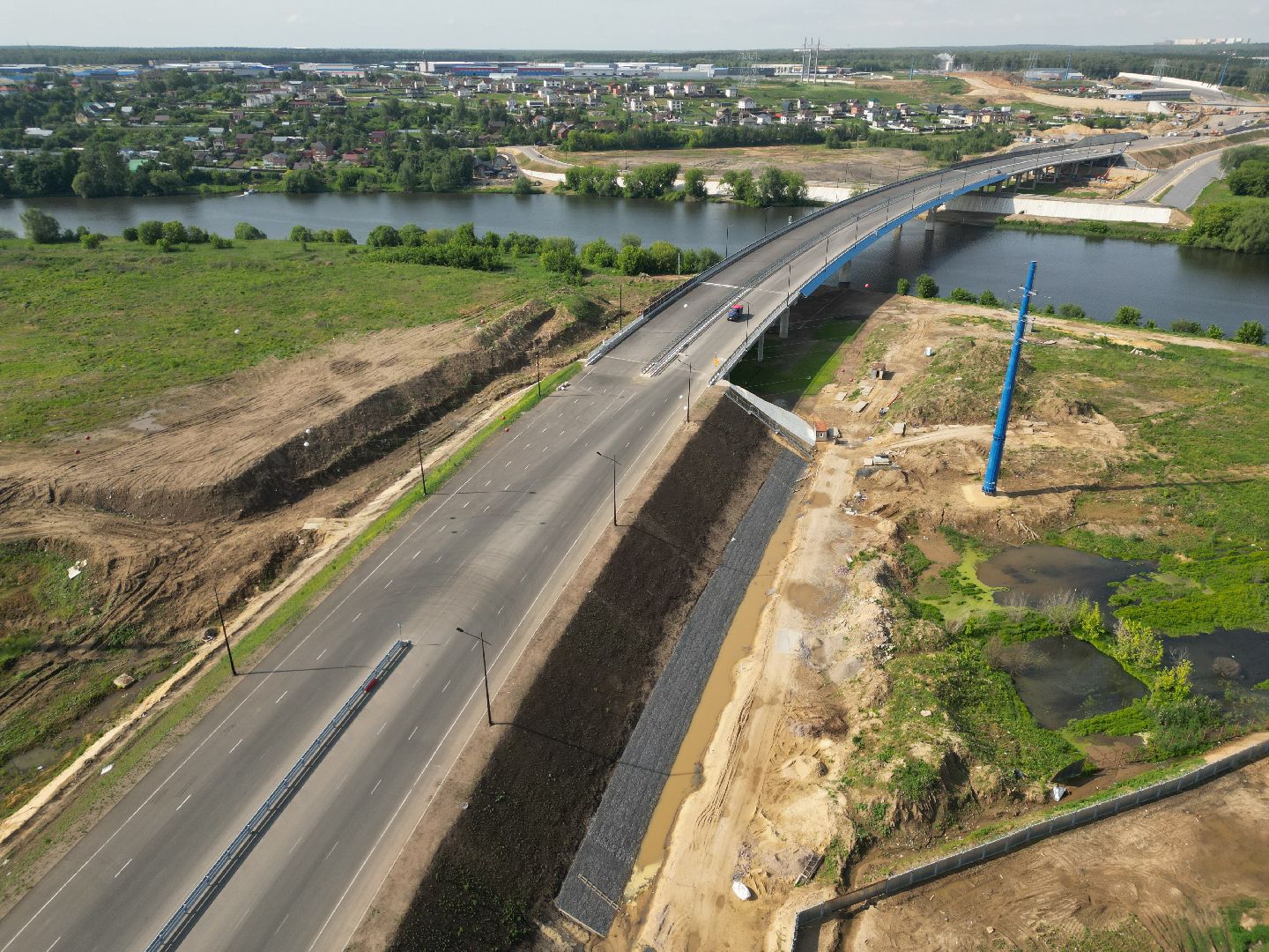 видео с коптера, экология подмосковья, очистные в лыткарине,