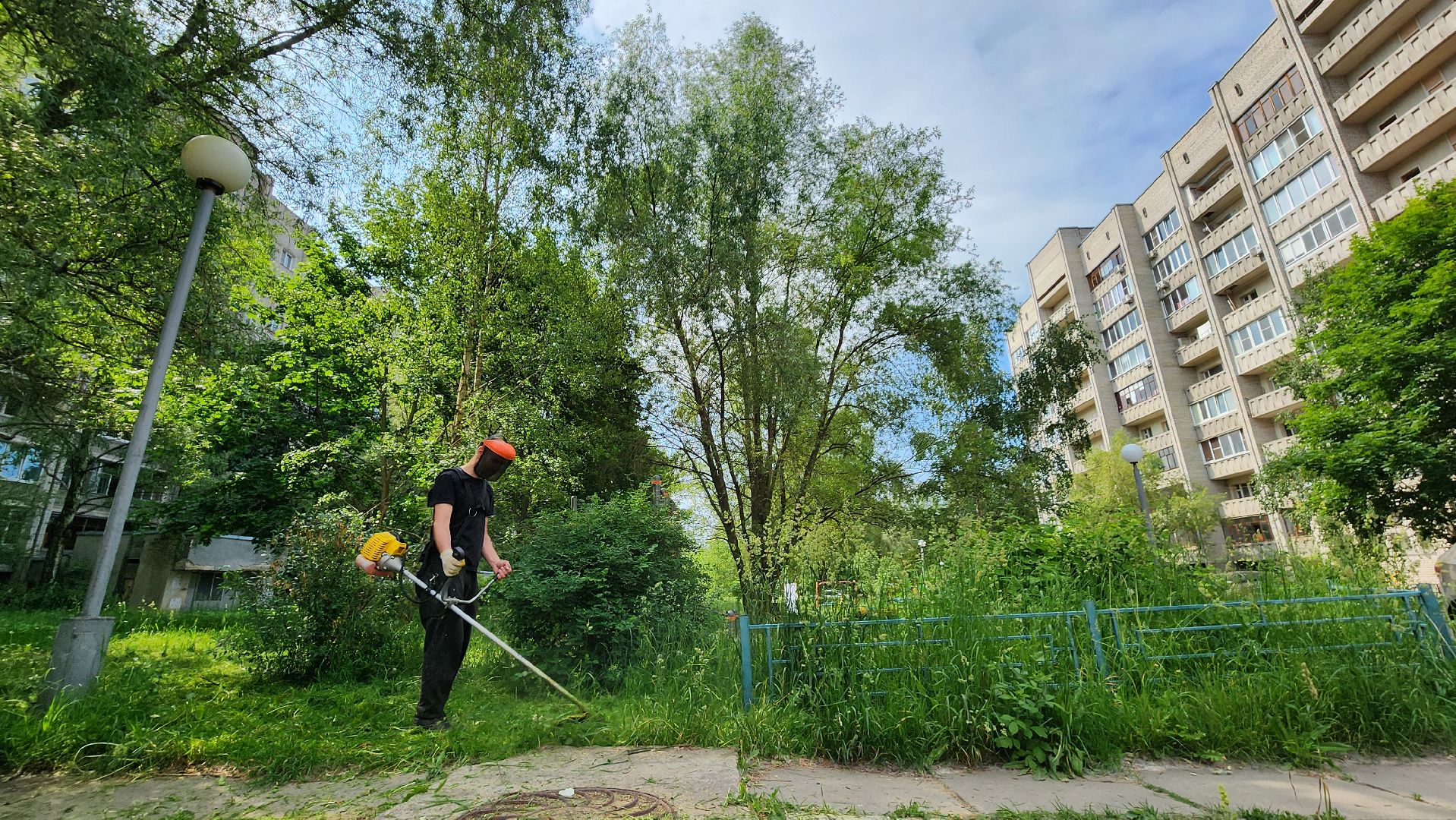 благоустройство, покос травы, протвино,