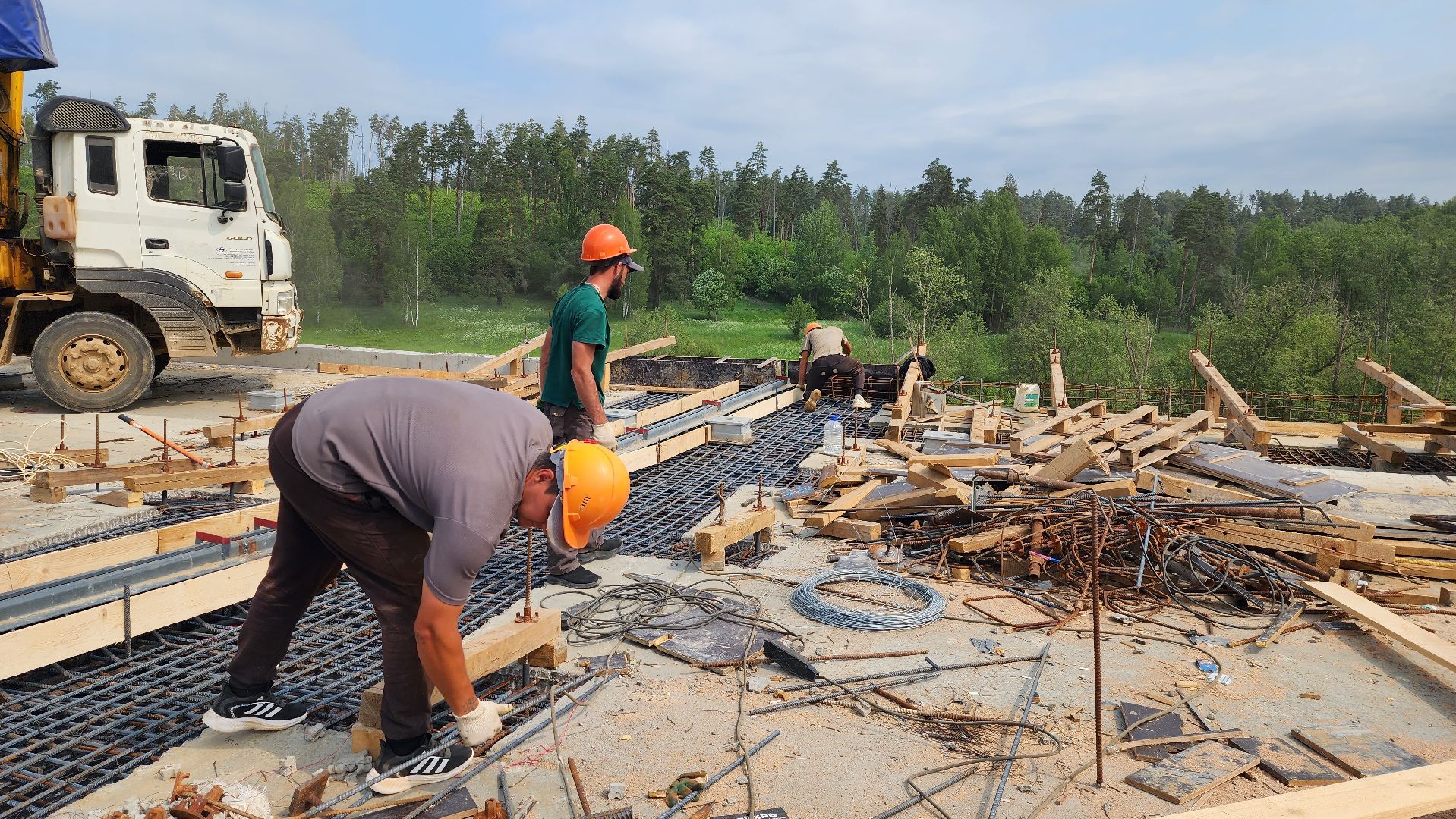 истра, дороги, строительство моста,