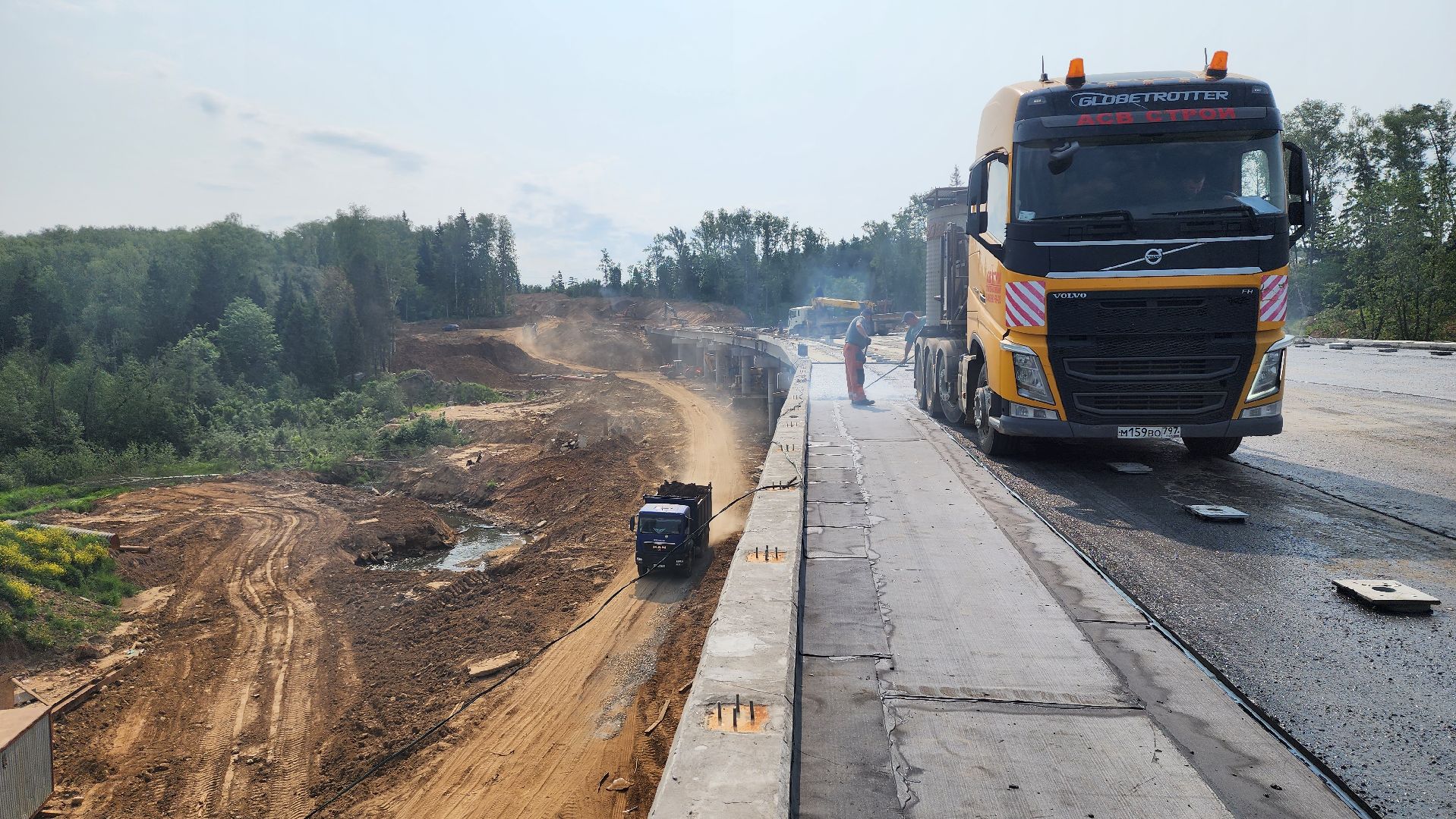 истра, дороги, строительство моста,