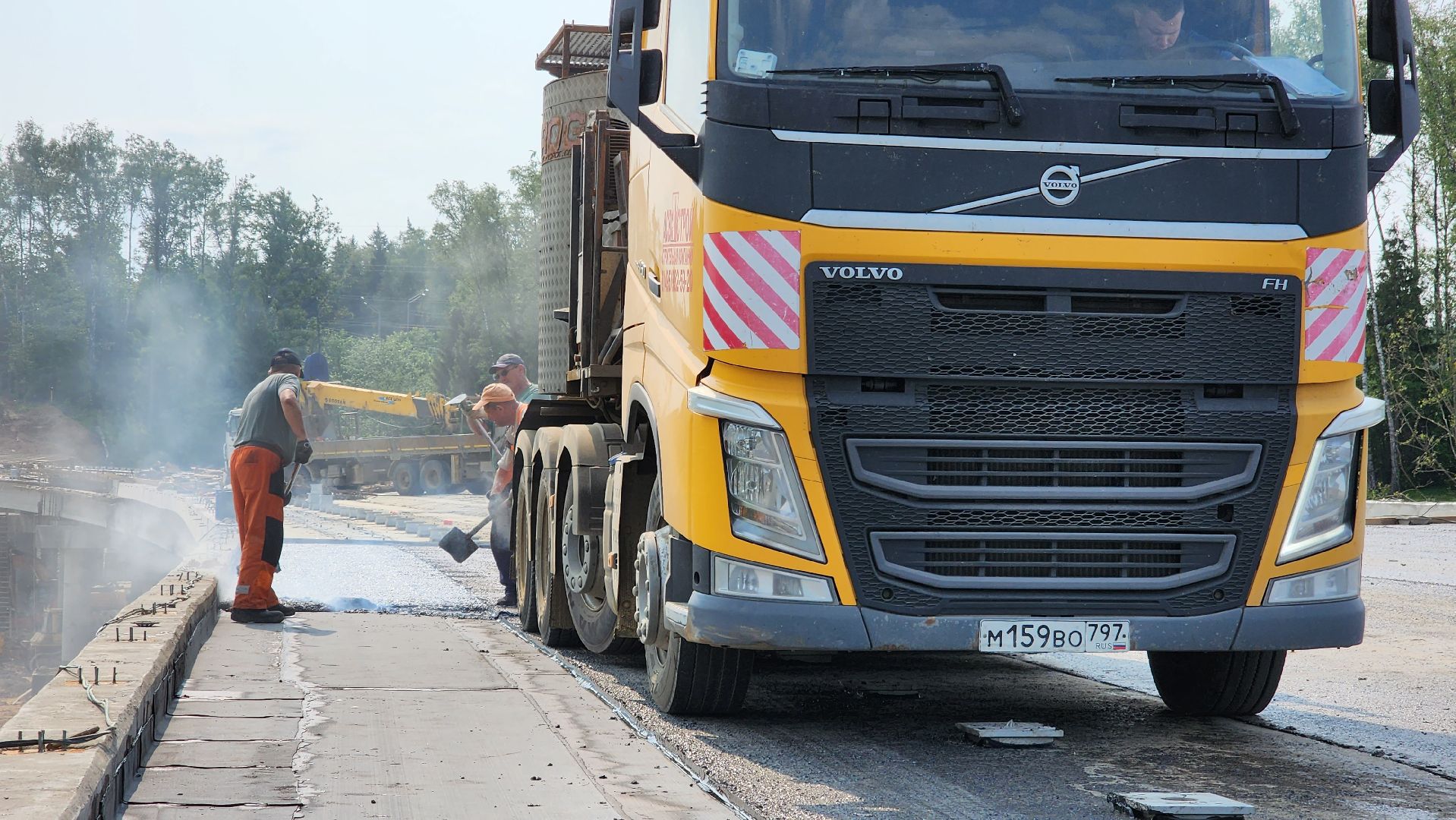 истра, дороги, строительство моста,