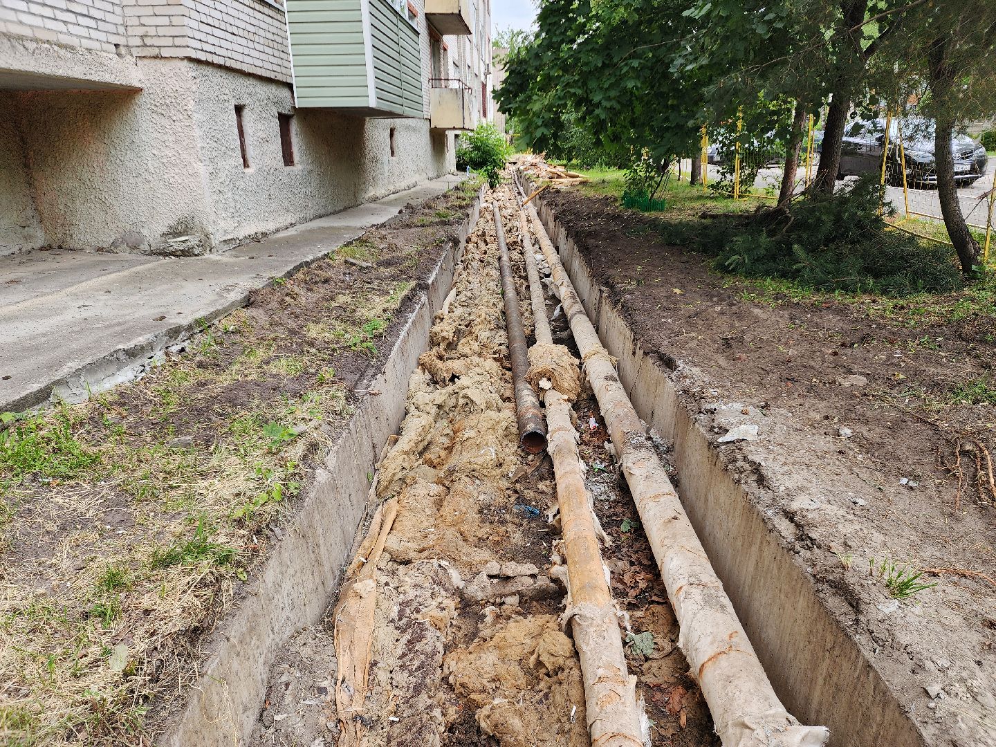 шатурская грэс, ремонт труб отопления, шатура,горячее водоснабжение,