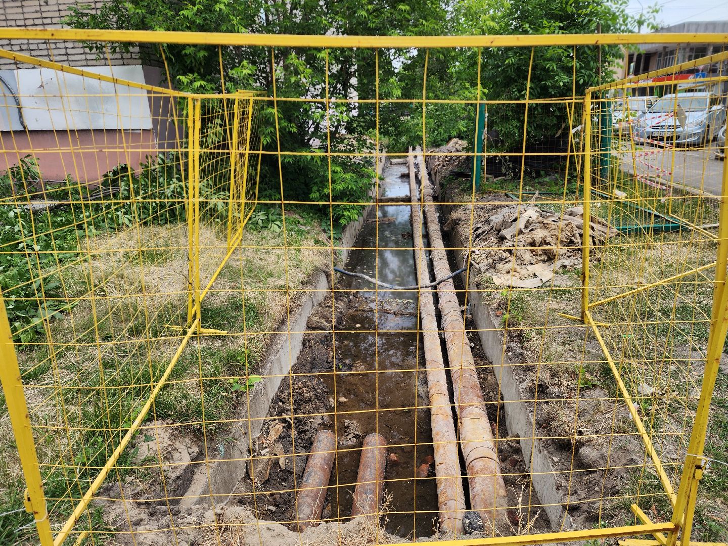 шатурская грэс, ремонт труб отопления, шатура,горячее водоснабжение,