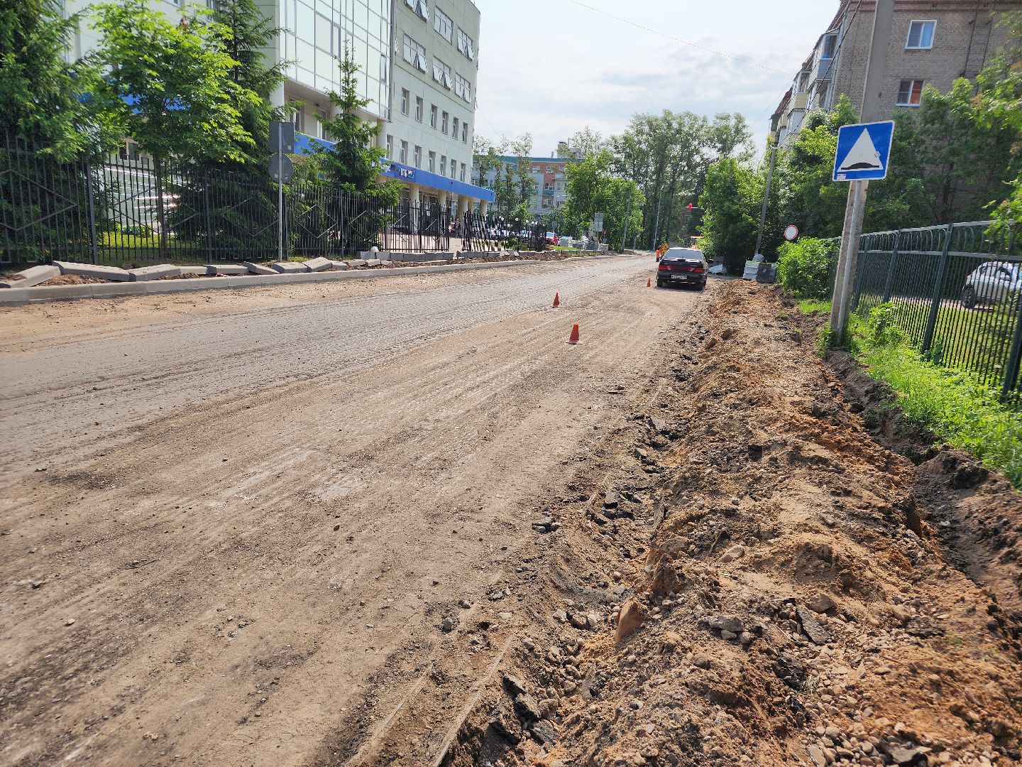 сергиев посад, дороги, инженерная, новый асфальт,