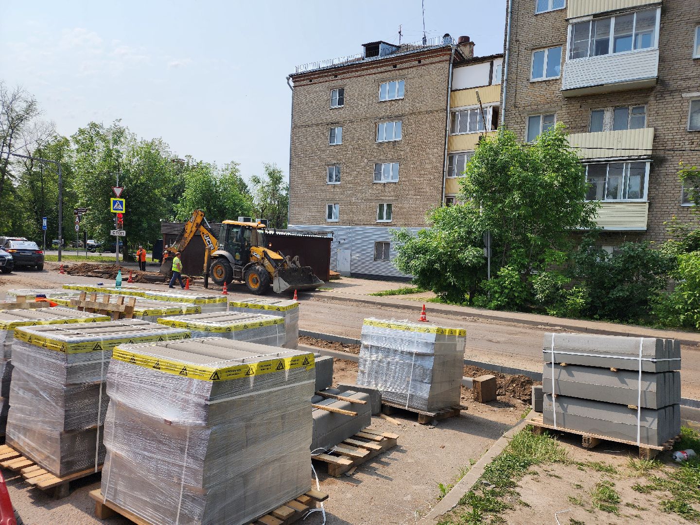 сергиев посад, дороги, инженерная, новый асфальт,