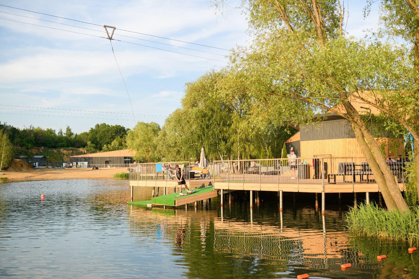 лыткарино, туризм, карьер волкуша, вейксерф, спорт, летний отдых,