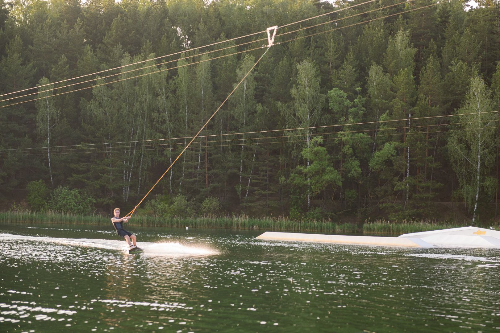 лыткарино, туризм, карьер волкуша, вейксерф, спорт, летний отдых,