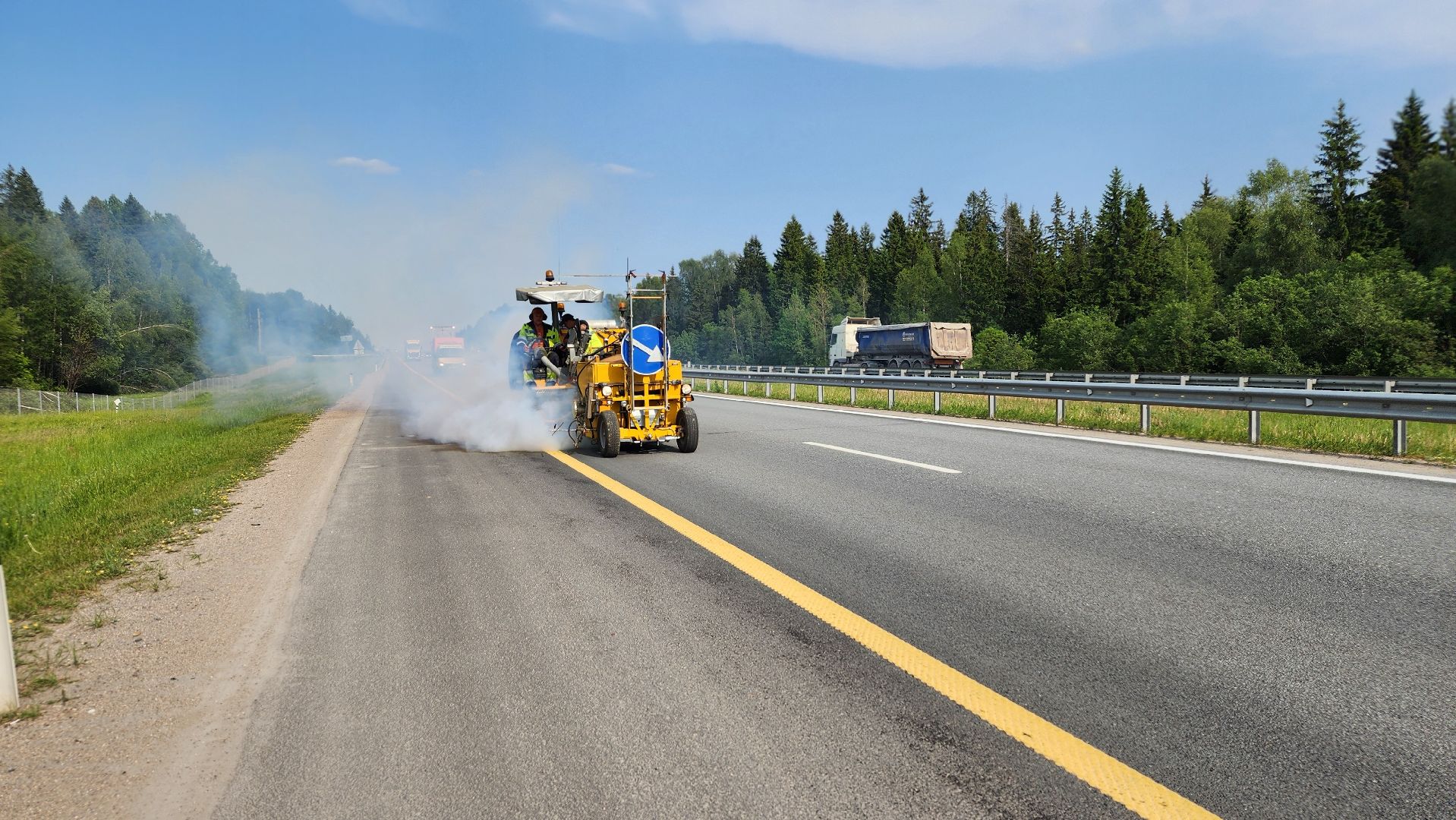 волоколамск, м9 балтия, новая разметка,