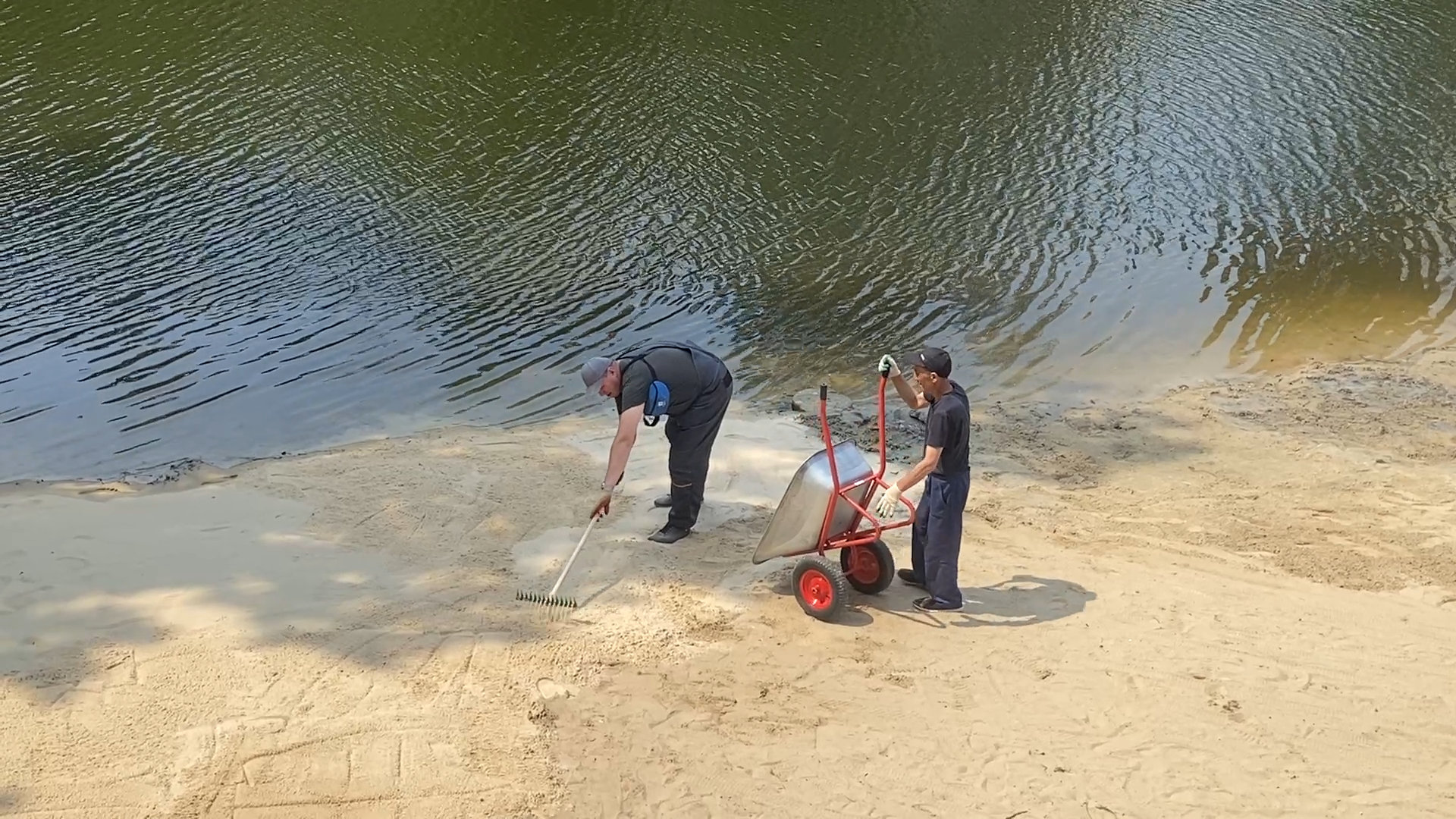 благоустройство территории, набережная озера, власиха озеро, верхнее озеро власиха, песок емеля,кварцевый песок,