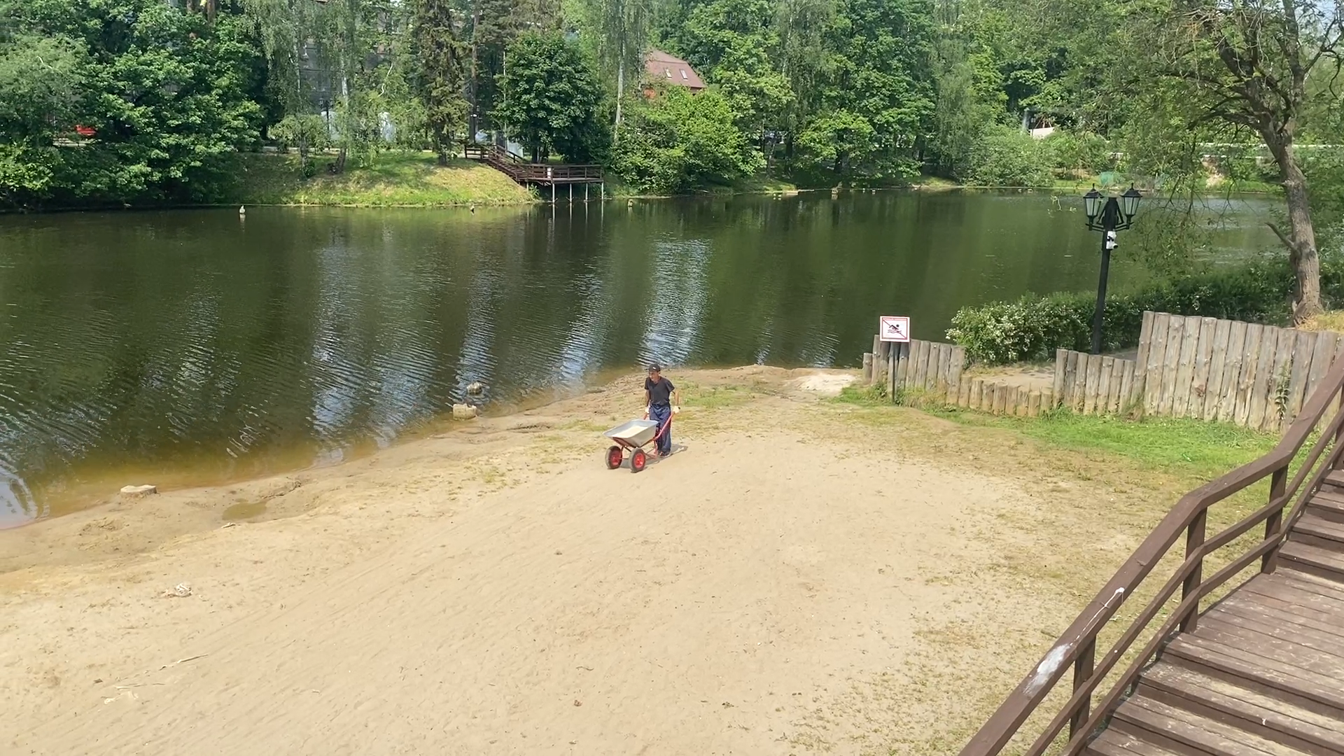 благоустройство территории, набережная озера, власиха озеро, верхнее озеро власиха, песок емеля,кварцевый песок,