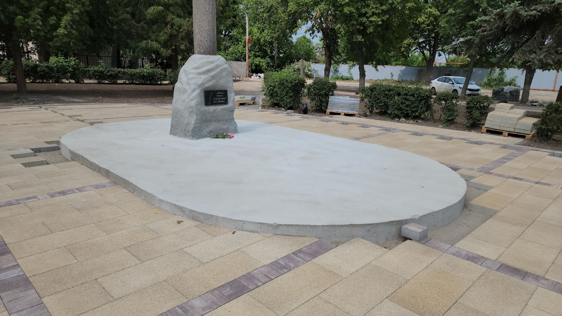 кашира, благоустройство, сквер пушкина, фонтан, комфортная городская среда, историческая часть города,