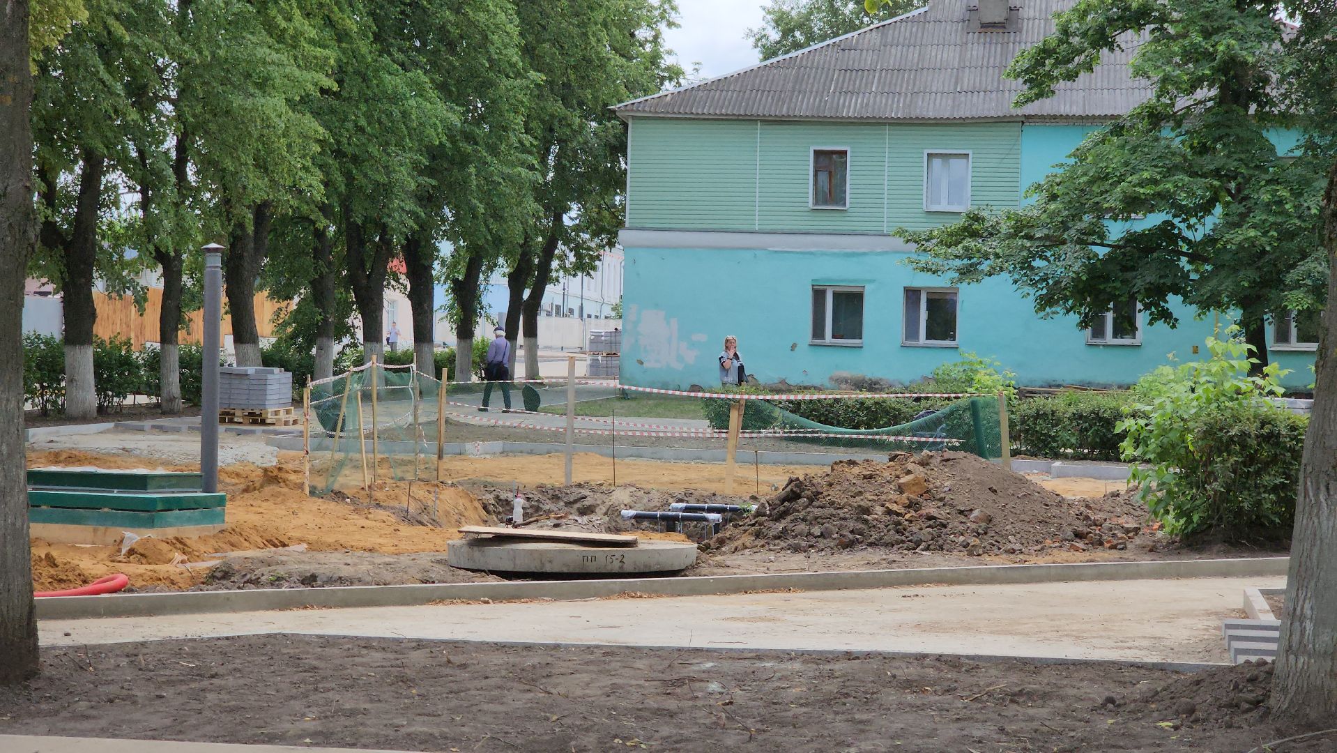 кашира, благоустройство, сквер пушкина, фонтан, комфортная городская среда, историческая часть города,